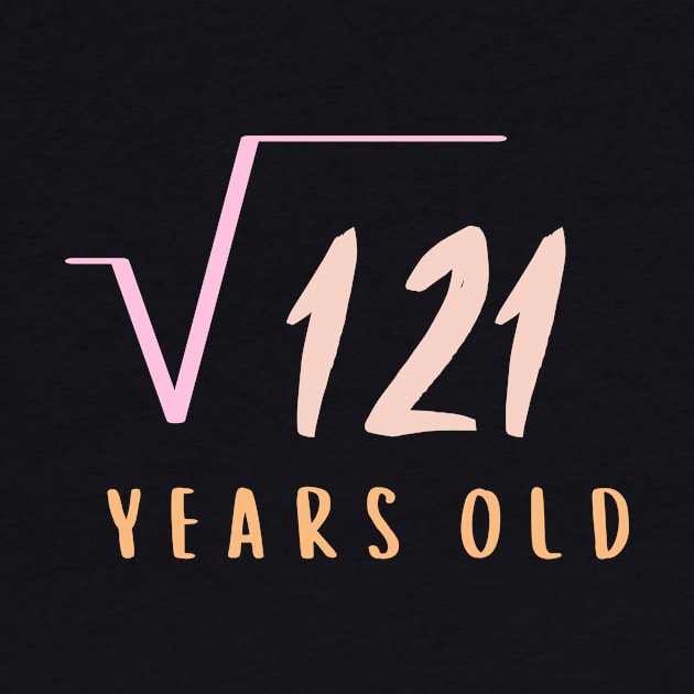 square root of 121 years old by hnueng111